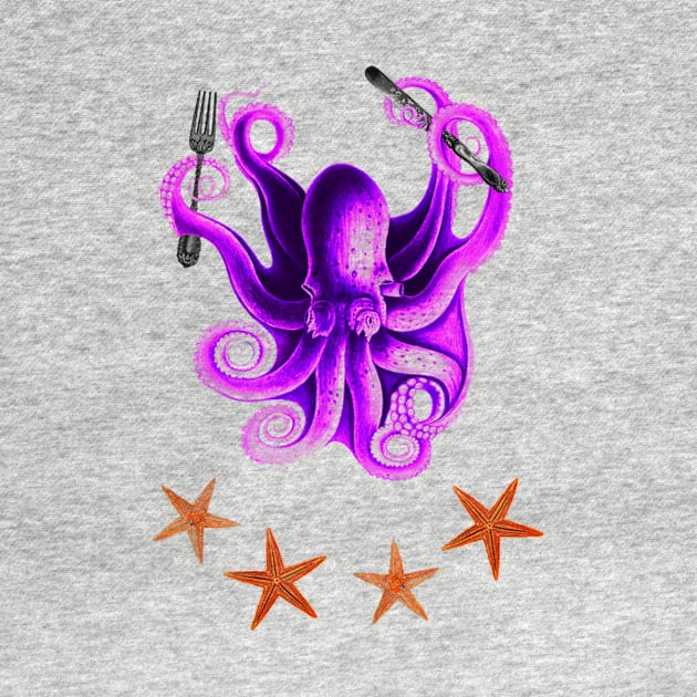 funny octopus by ysmnlettering